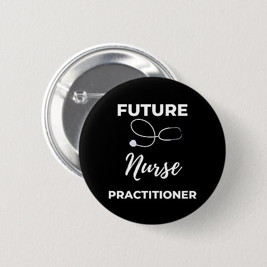 Future Nurse Practitioner Button (Vorne & Hinten)