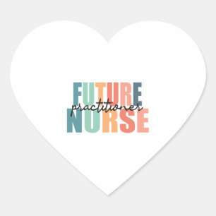 Future Nurse Practitioner - NP Herz-Aufkleber