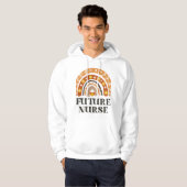Future Nurse Vintage Rainbow Hoodie (Vorne ganz)