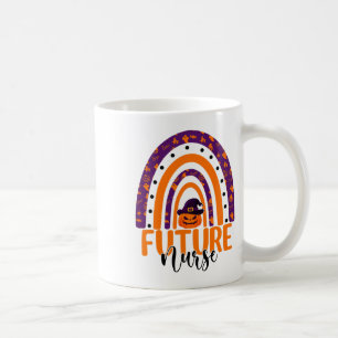 Future Nursing Rainbow Halloween Pumpkin Cos Kaffeetasse
