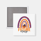Future Nursing Rainbow Halloween Pumpkin Cos Magnet (Vorderseite/Rückseite)