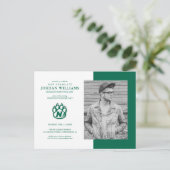 Future NW Missouri Staat Graduate Ankündigungspostkarte (Stehend Vorderseite)