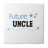 Future Oncle Geschenke Fliese (Vorderseite)