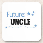 Future Oncle Geschenke Untersetzer (Vorderseite)