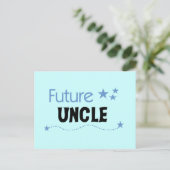 Future Oncle T - Shirt und Geschenke Postkarte (Stehend Vorderseite)