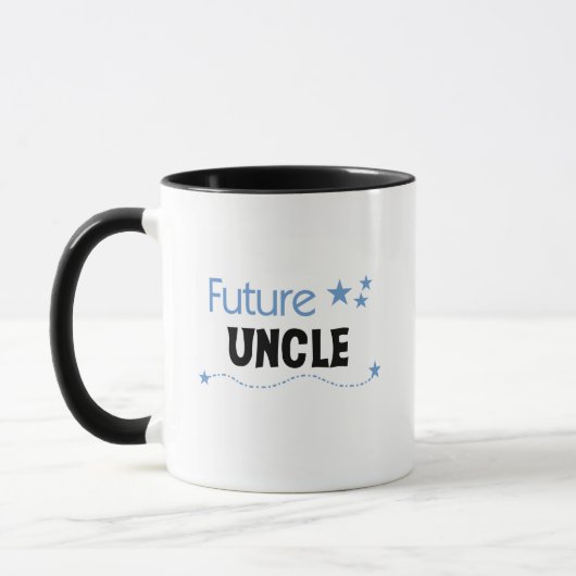 Future Oncle T - Shirt und Geschenke Tasse (Links)