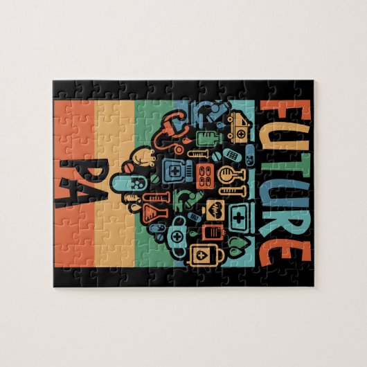 Future PA Student Funny Physician Assistenz Gesche Puzzle (Horizontal)