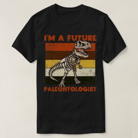 Future Paleontologe Dinosaur T-Shirt (Design vorne)