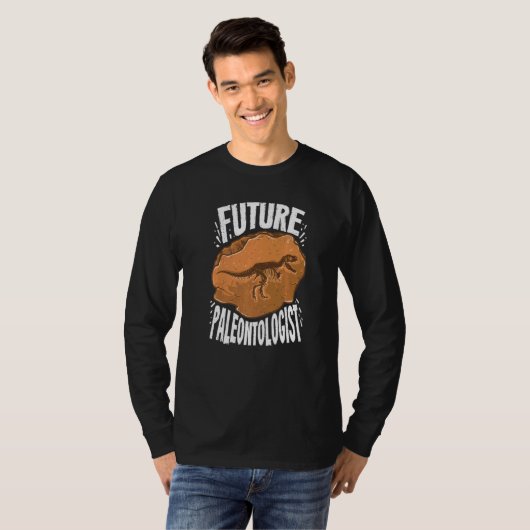 Future Paleontologist Paleontology Dinosaurs Fossi T-Shirt (Vorne ganz)