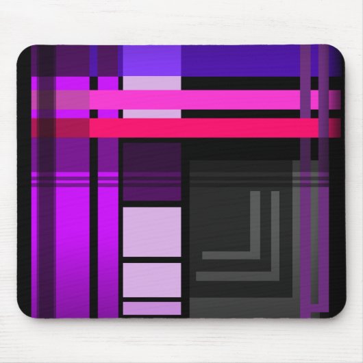 Future Perfect Kariert Mousepad (Vorne)