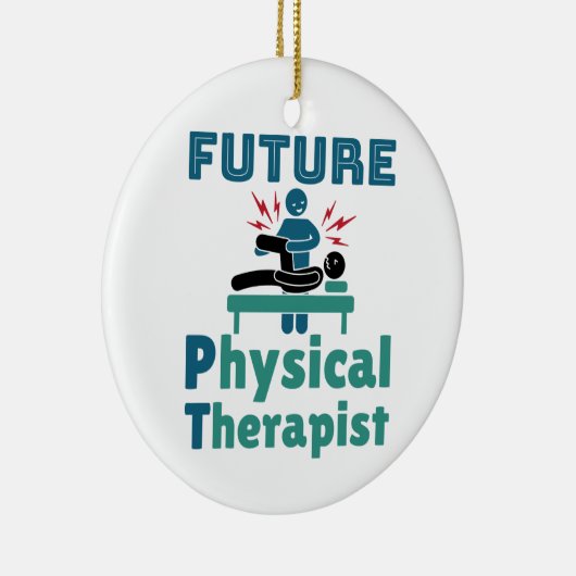 Future Physical Therapist PT Student Keramik Ornament (Rechts)