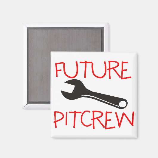 Future Pitcrew Magnet (Vorderseite/Rückseite)