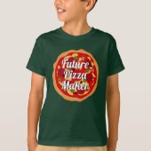 Future Pizza Maker lustiges italienisches Shirt (Vorderseite)