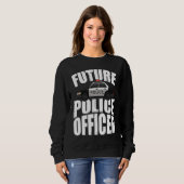 Future Police Officer Blue Line Sweatshirt (Vorne ganz)