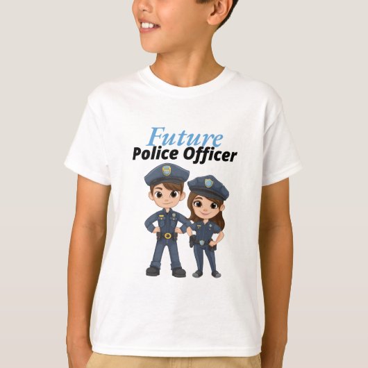 Future Police Officer T-Shirt (Vorderseite)