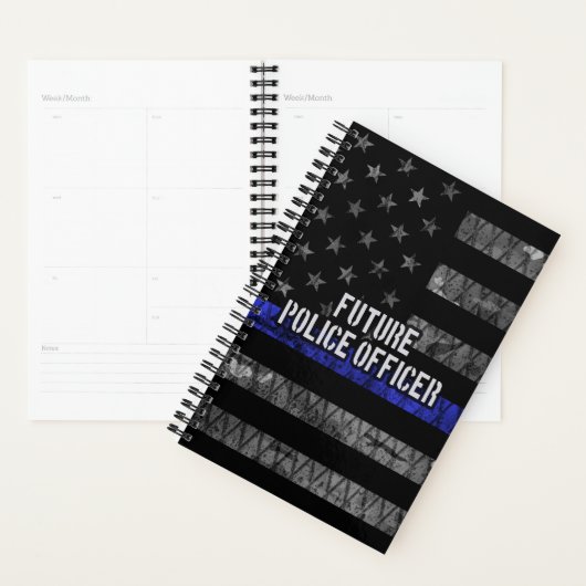 Future Police Officer Thin Blue Line störte Fl Planer (Anzeige)