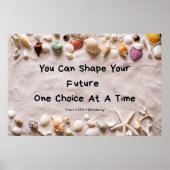 "Future" Positive Quotation "Wall art & Poster"  Poster (Vorne)