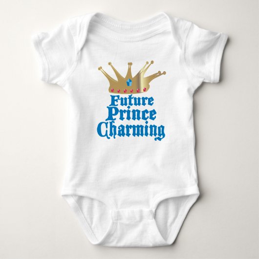 Future Prince Charming Baby Strampler (Vorderseite)