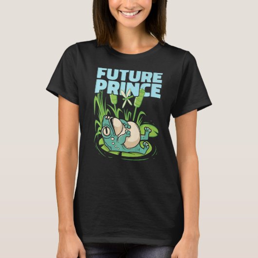 Future Prince Frog Lily Pads T-Shirt (Vorderseite)