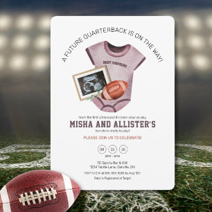 Future Quarterback Baby Shower Einladung