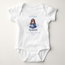 Future Quinceañera Baby Outfit - Blue Dress Gift