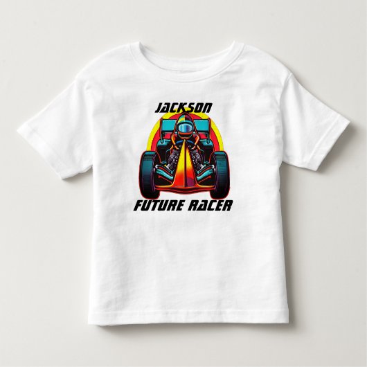 Future Racer Kleinkind T-shirt (Vorderseite)