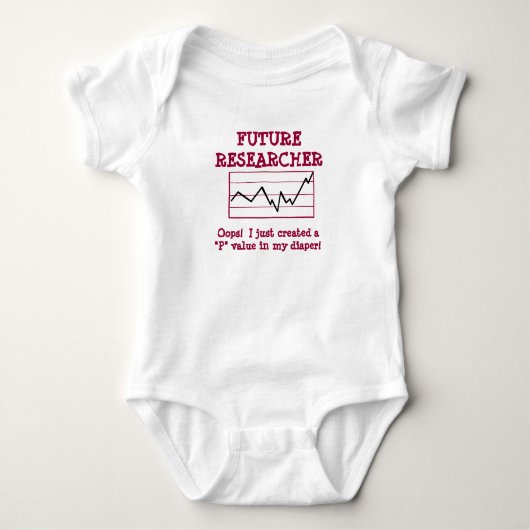 Future Researcher Baby Bodysuit Baby Strampler (Vorderseite)
