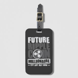 Future RIPPLE Coin Millionaire Gepäckanhänger