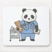 Future RN Panda: Adorable Medical Student  Mousepad (Vorne)