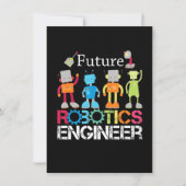 Future Robotics Engineer Roboter Lover Costume Gif Ankündigung (Vorderseite)