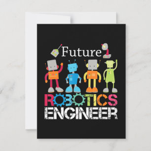 Future Robotics Engineer Roboter Lover Costume Gif Ankündigung