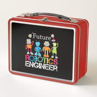 Future Robotics Engineer Roboter Lover Costume Gif Metall Brotdose