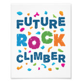 Future Rock Climbing Fotodruck (Vorne)