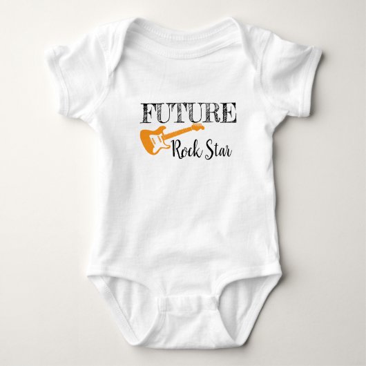 Future Rock Star Baby Bodysuit Baby Strampler (Vorderseite)