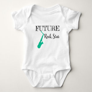 Future Rock Star Baby Bodysuit Baby Strampler