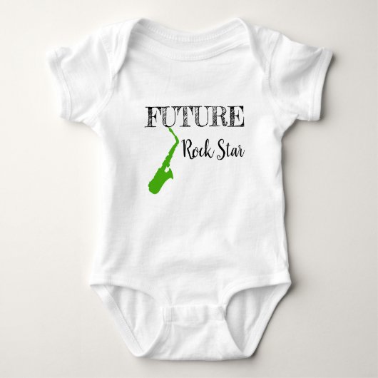 Future Rock Star Baby Bodysuit Baby Strampler (Vorderseite)