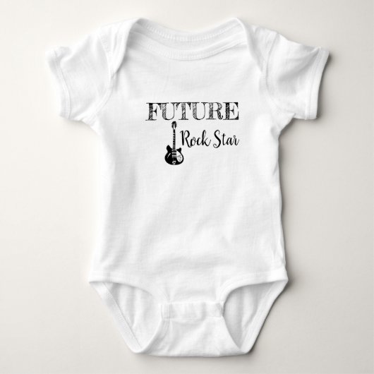 Future Rock Star Baby Bodysuit Strampler (Vorderseite)