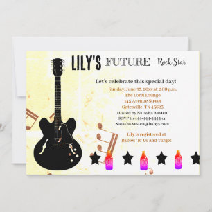 Future Rock Star Baby Shower Einladung