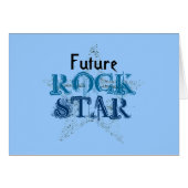 Future Rock Star Babykarten (Vorderseite (Horizontal))