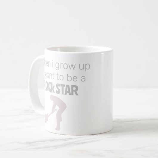 Future Rock Star Coffee Tasse (Vorderseite Links)