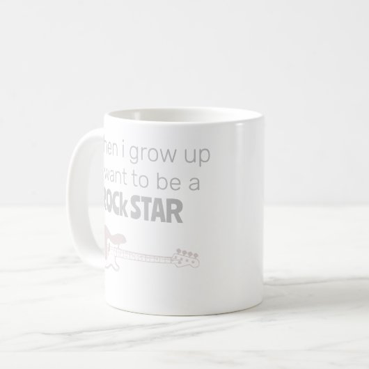 Future Rock Star Coffee Tasse (Vorderseite Links)
