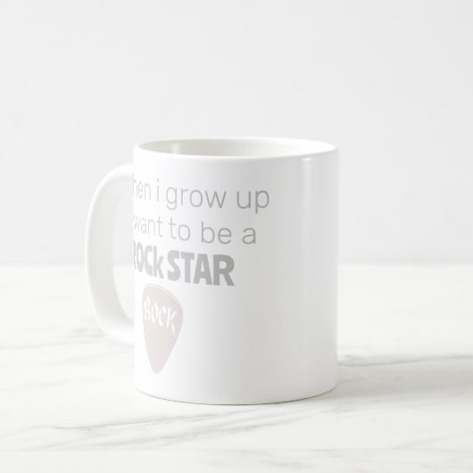 Future Rock Star Coffee Tasse (Vorderseite Links)