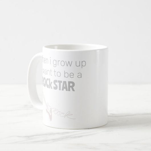 Future Rock Star Coffee Tasse (Vorderseite Links)