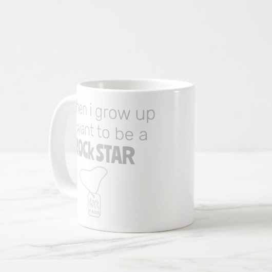 Future Rock Star Coffee Tasse (Vorderseite Links)