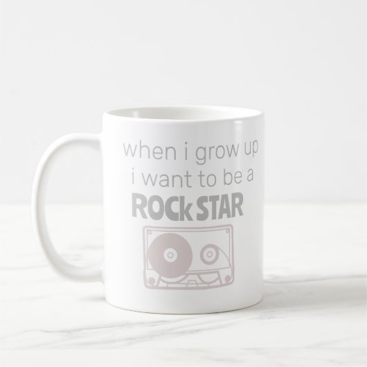 Future Rock Star Coffee Tasse (Links)
