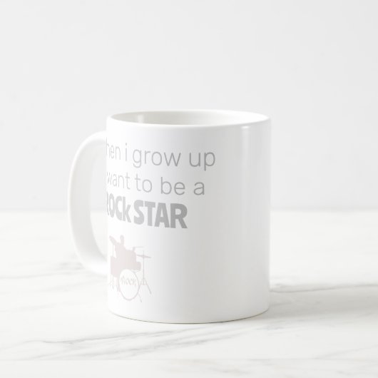 Future Rock Star Coffee Tasse (Vorderseite Links)