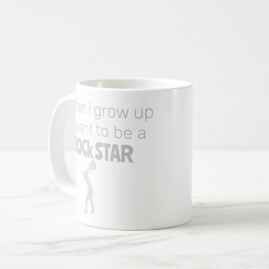 Future Rock Star Coffee Tasse (Vorderseite Links)