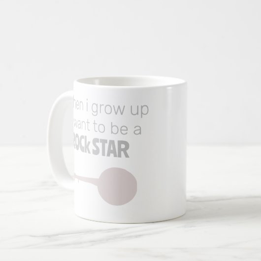 Future Rock Star Coffee Tasse (Vorderseite Links)