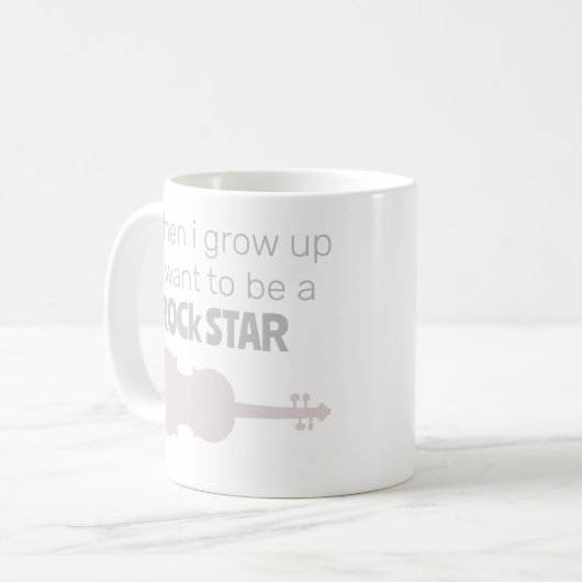 Future Rock Star Coffee Tasse (Vorderseite Links)
