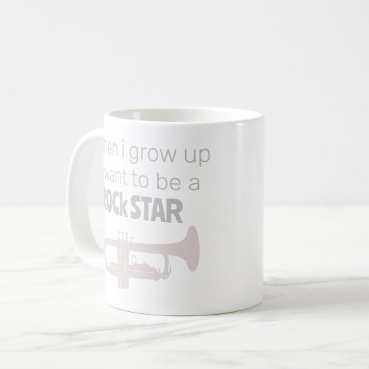 Future Rock Star Coffee Tasse (Vorderseite Links)
